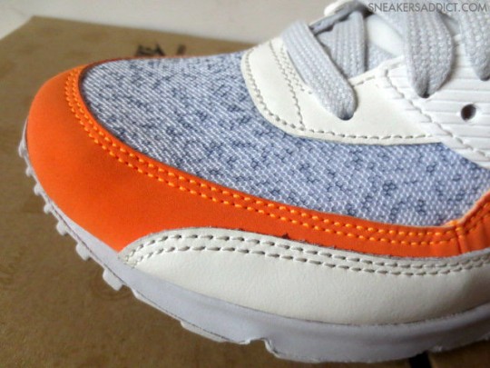 Nike Air Max 90 Orange White Specked Grey 7