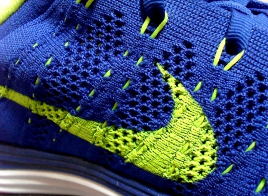 Nike Flyknit Lunar1 Blue Yellow 3