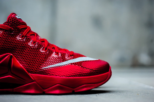 Nike Lebron 12 Low Premium - University Red