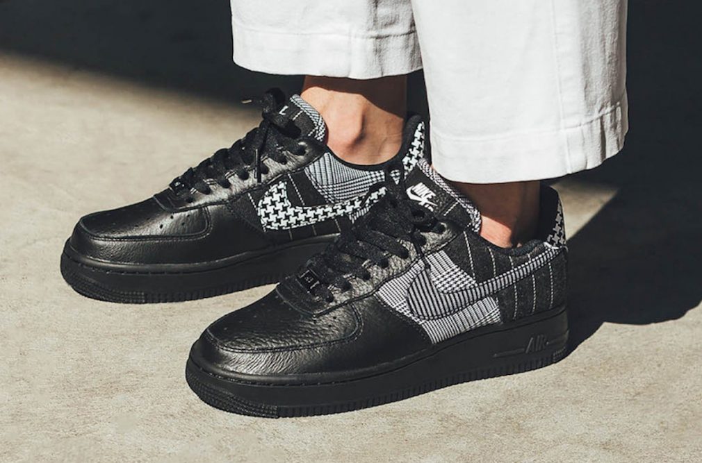Nike Air Force 1 Black Patchwork Low