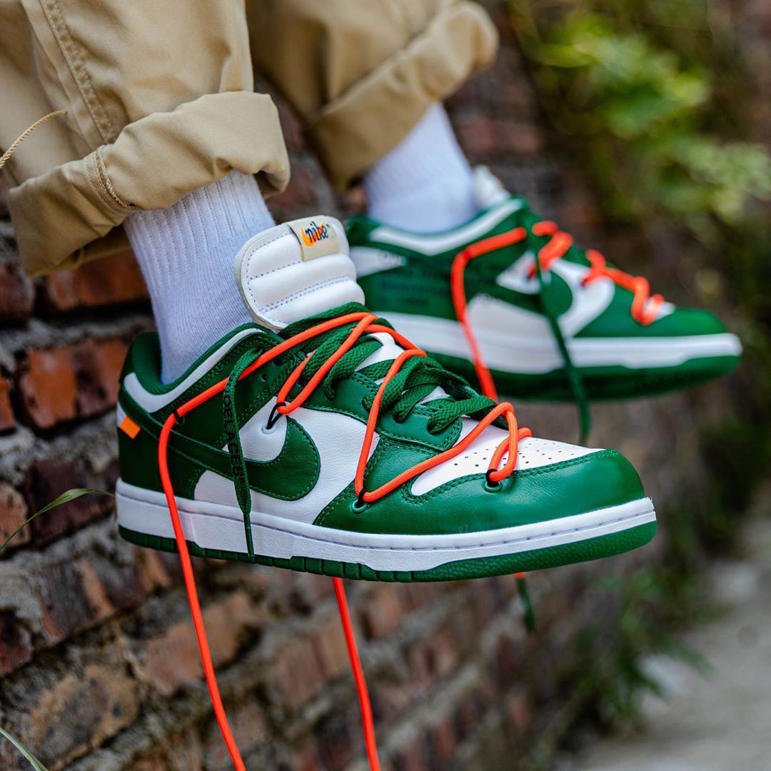 green off white nikes