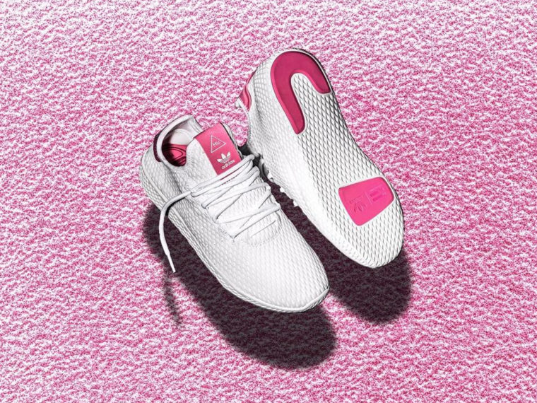 Pharrell x Adidas Human Race White Pink