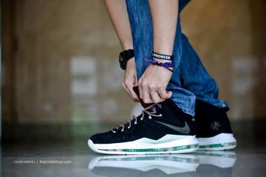 Ryan Ramirez - Nike LeBron X EXT 'Black Suede_Mint'