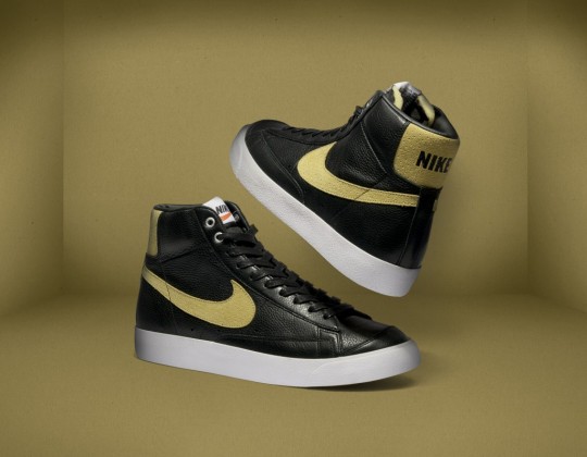 Size? x Nike Blazer ’77 Mid 'Perf' Black_Tan