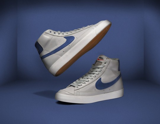 Size? x Nike Blazer ’77 Mid 'Perf' Grey_Royal Blue