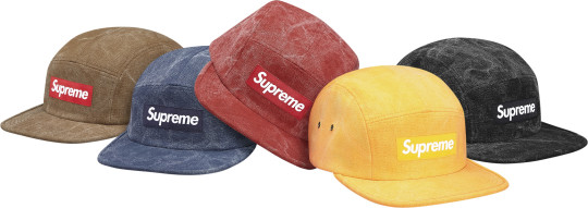 Supreme Stone Washed Canvas Camp Cap