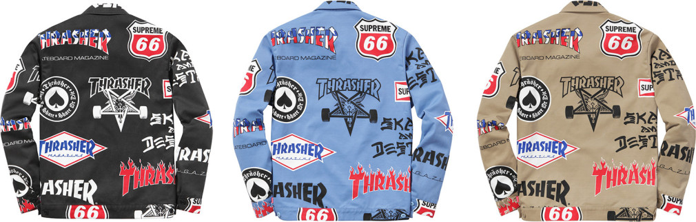 Supreme x Trasher 2015 Collection