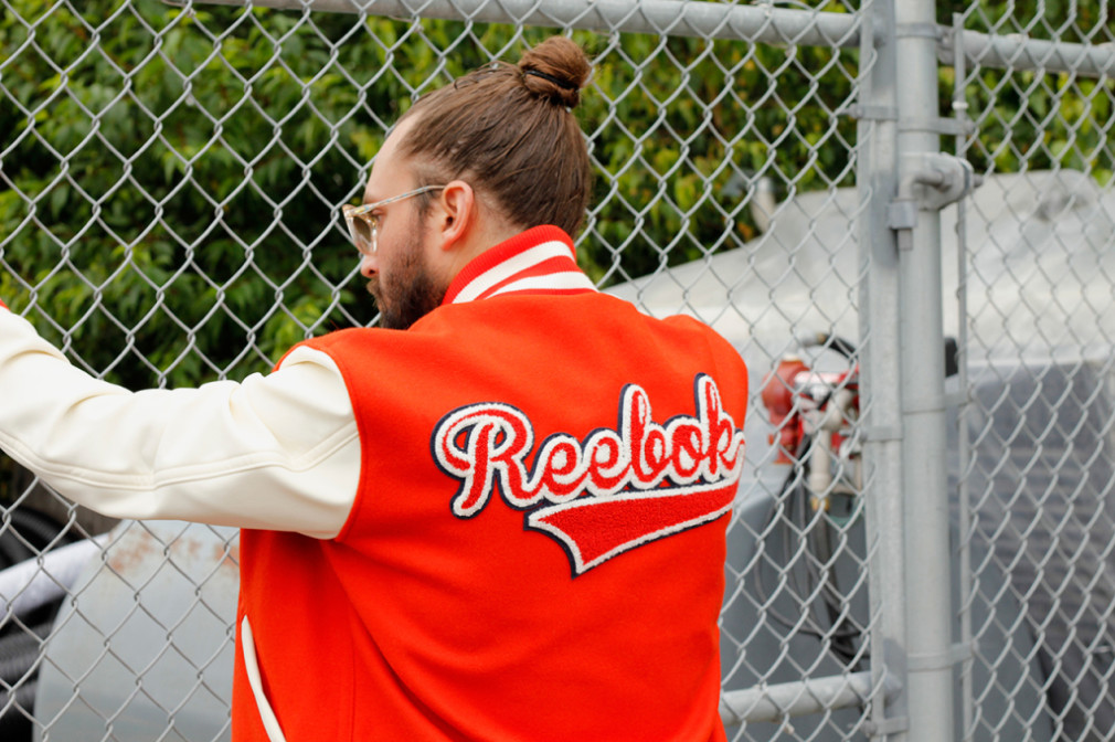 reebok Maison Kitsune  Automne:Hiver 2015 -  Baseball Jacket