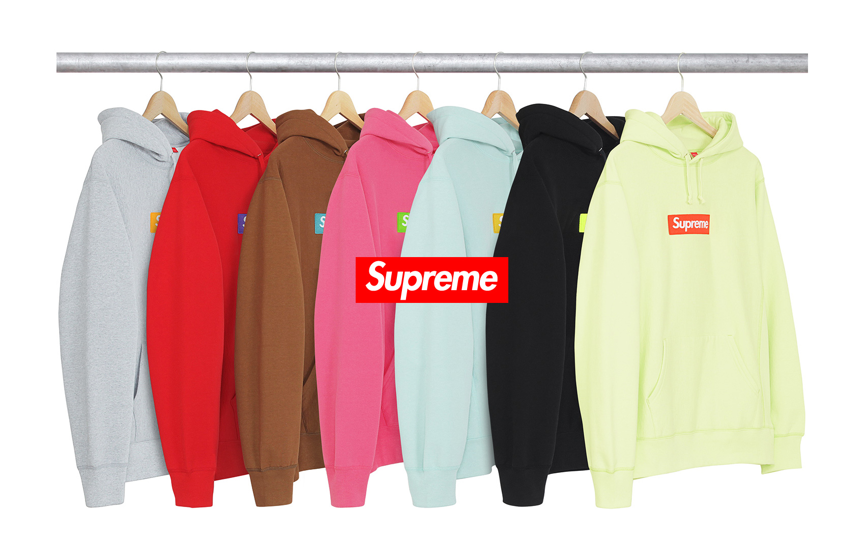 Supreme Box Logo Hoodies Fw17 Wave® 