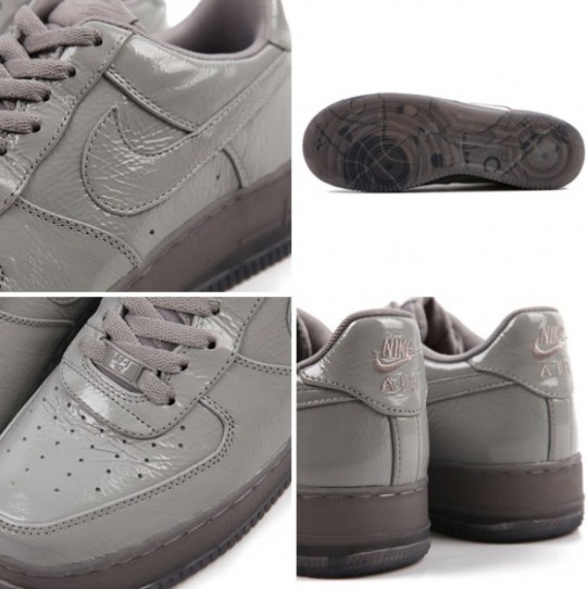Nike Air Force 1 Low Grey Crinkled Patent