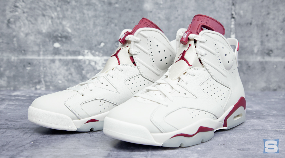 jordan 6 maroon