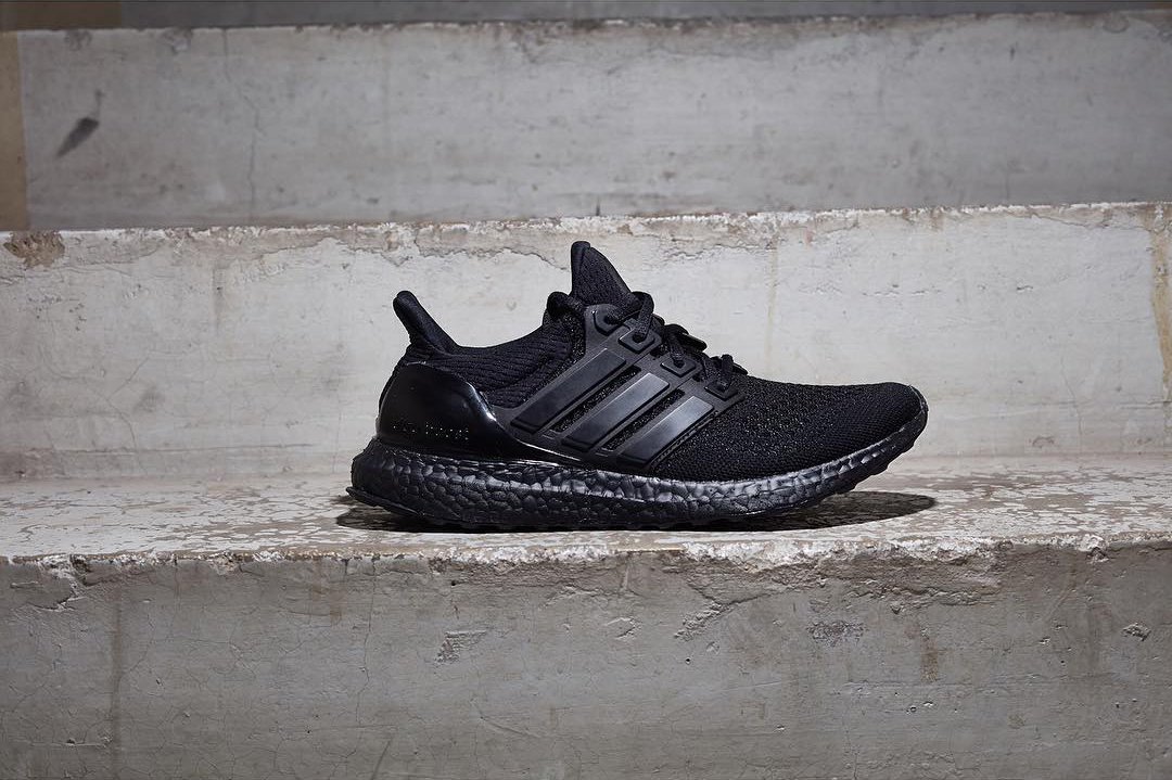 adidas ultra boost leather triple black