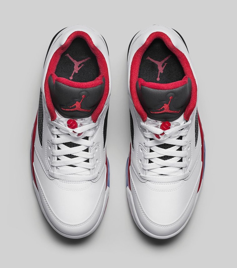 retro 5 low fire red