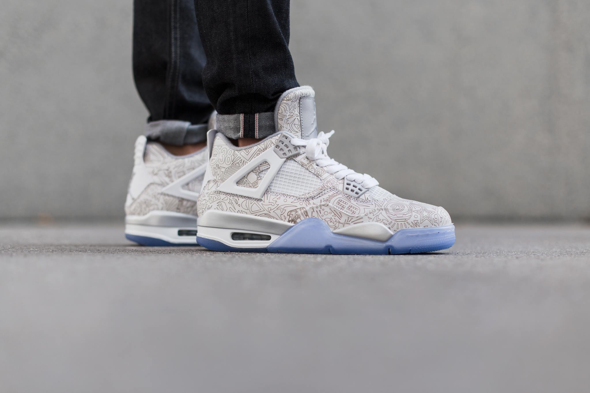 jordan 4 retro laser green