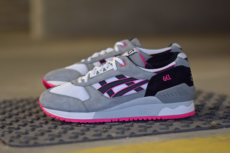 white and pink asics