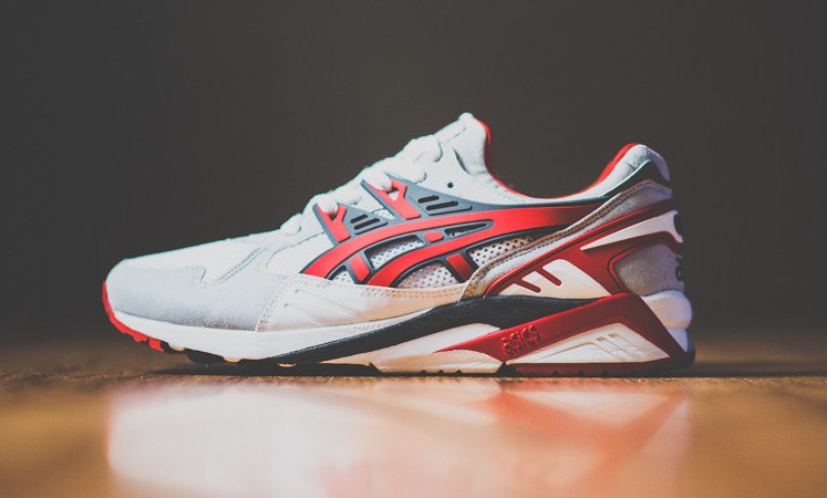 asics gel kayano trainer red