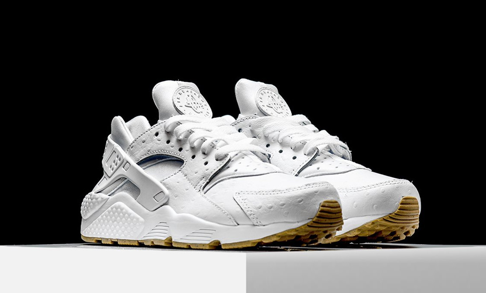 Nike Air Huarache Run "Ostrich" White/Gum