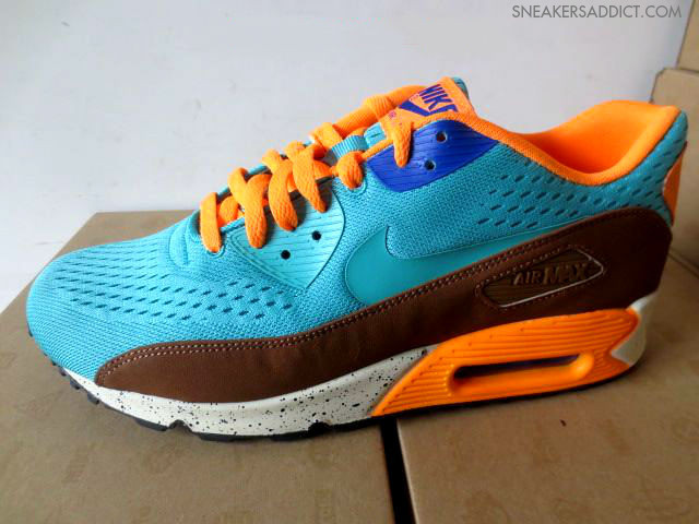 orange blue air max 90