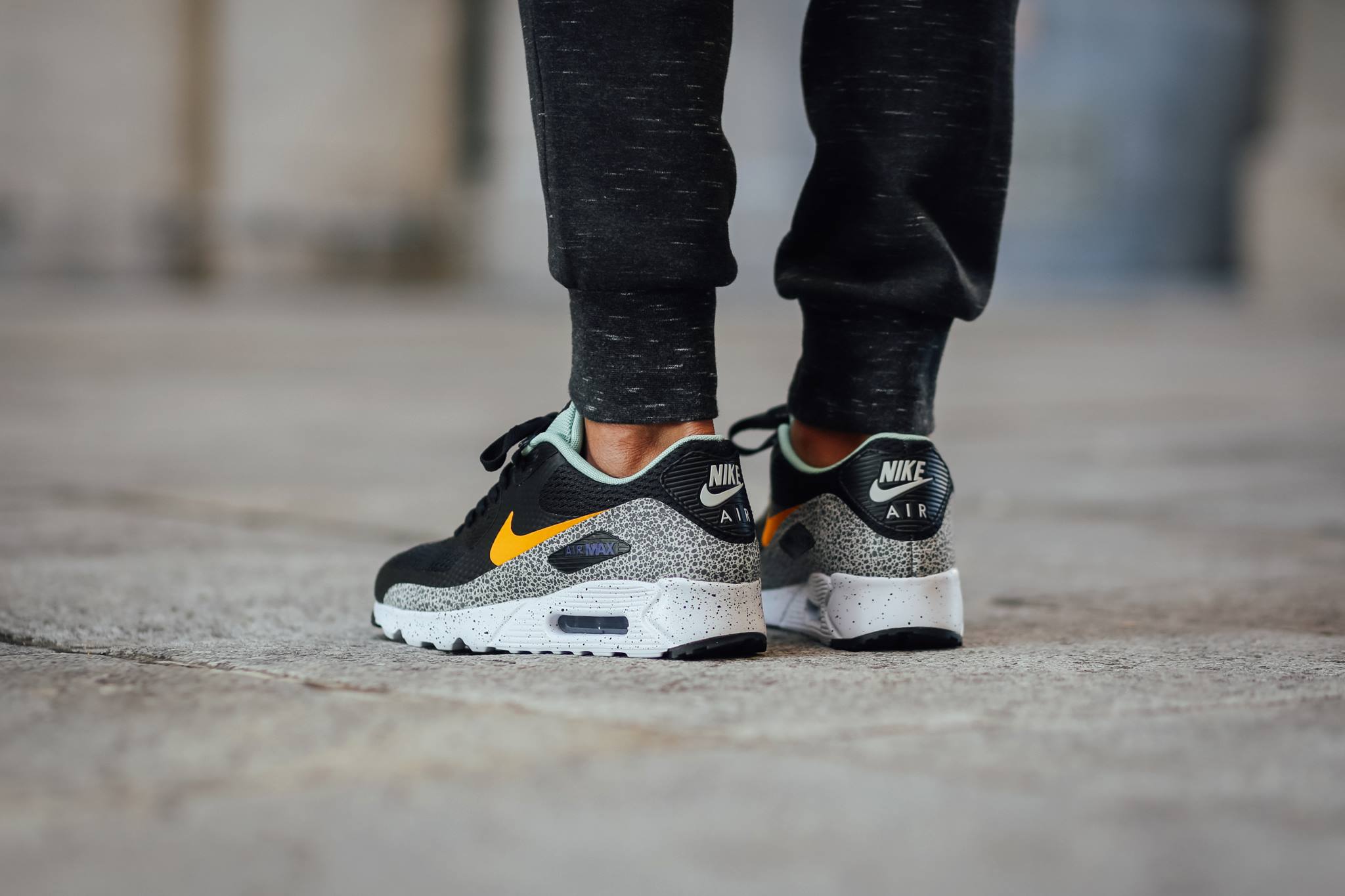 nike air max 1 safari reflective black