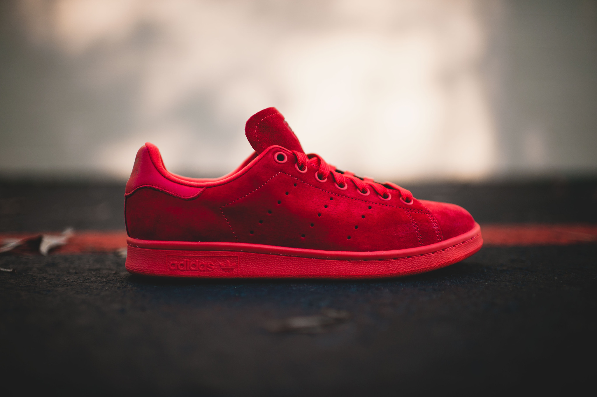 adidas red heart stan smith