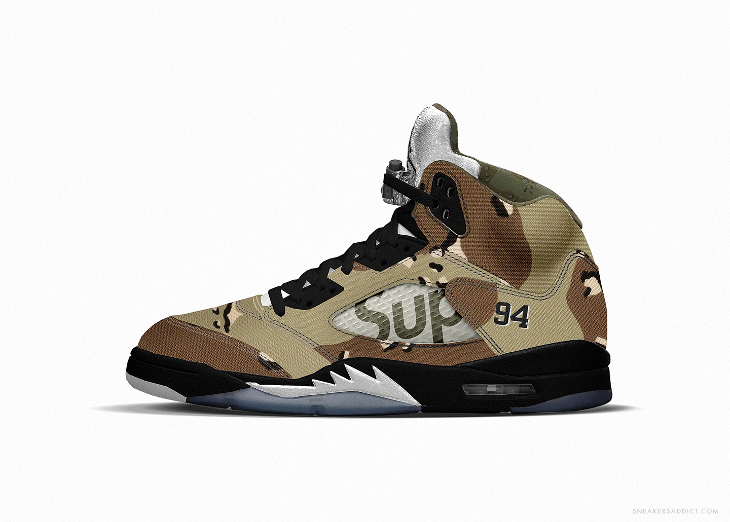 supreme x air jordan 5