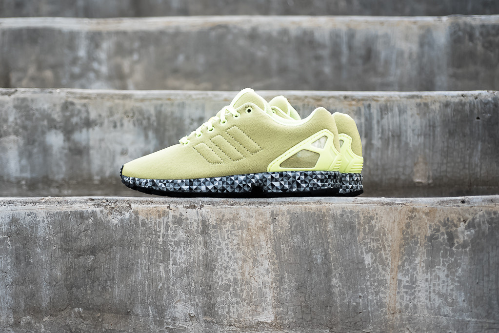 zx flux adidas prism sole