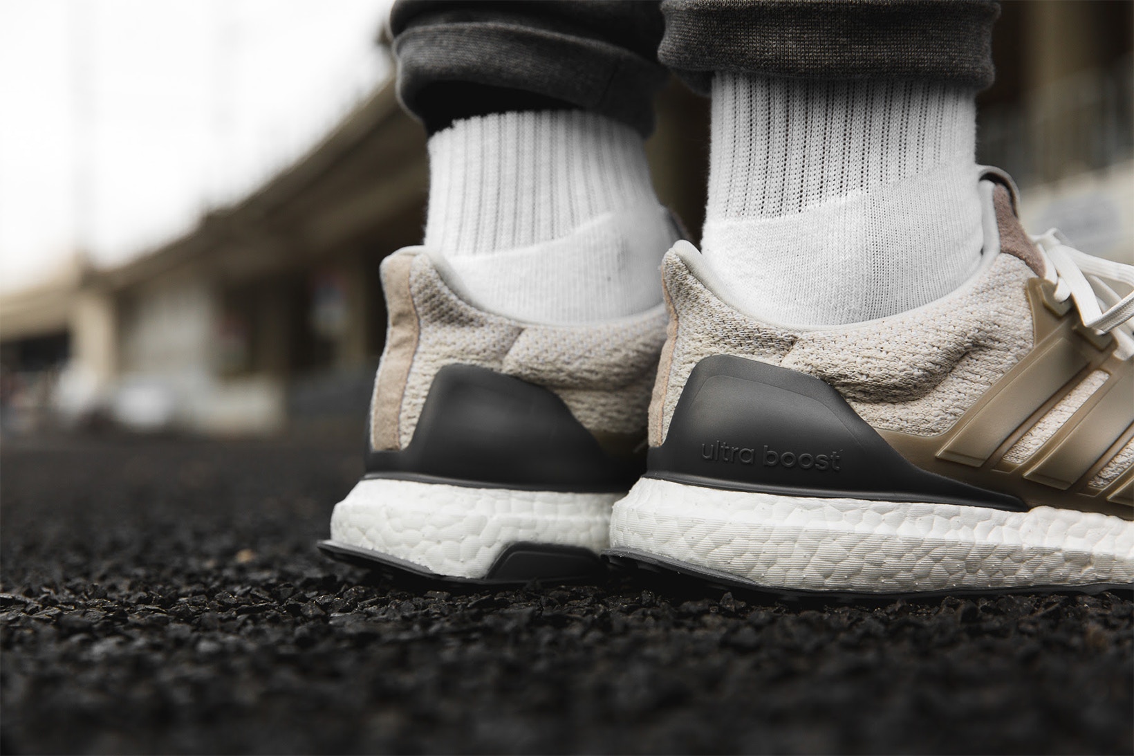 ultra boost cream outfit