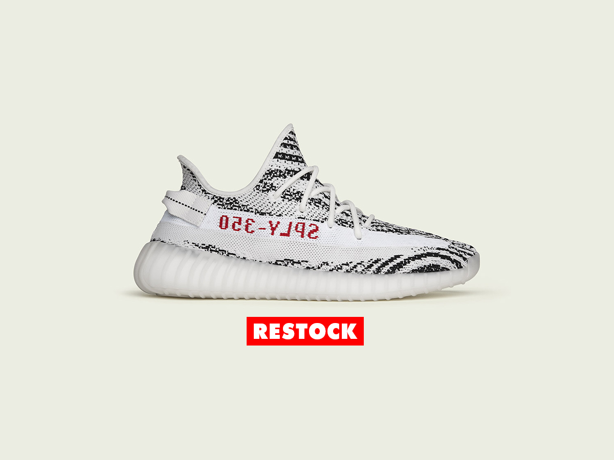yeezy 350 zebra restock 20183