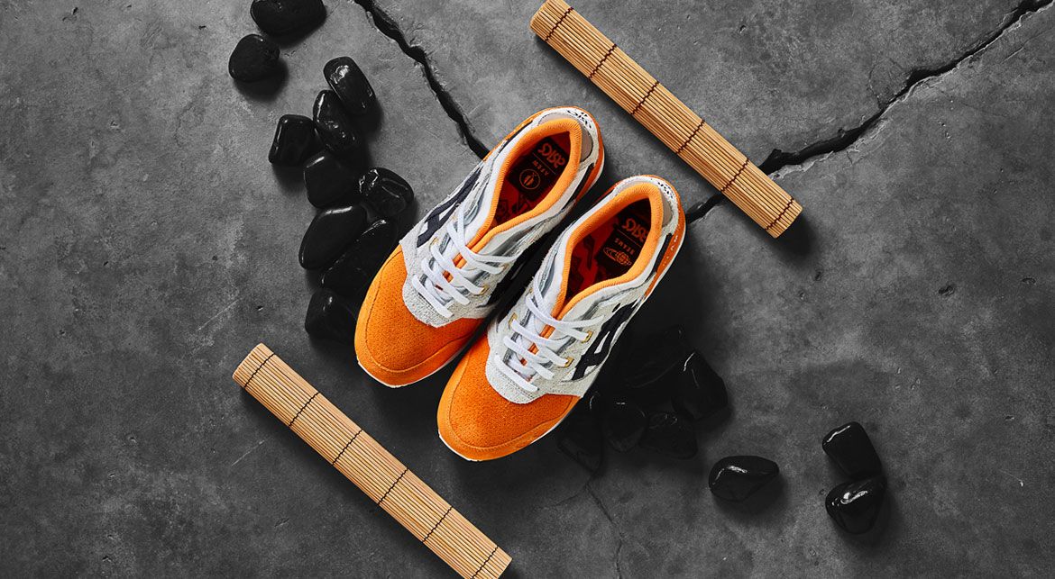 Afew x Beams x Asics Gel Lyte 3 Orange Koi : Date de ...