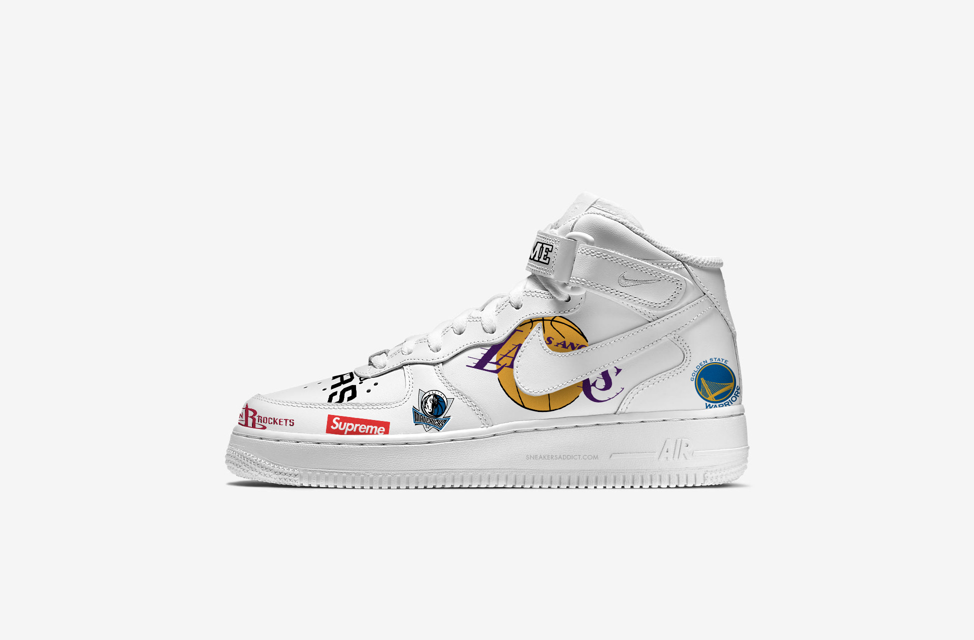 Air Force 1 Mid Supreme NBA: First Look | WAVE®