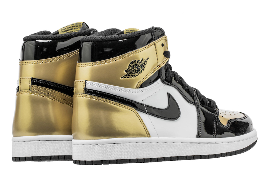 air jordan 1 gold toe upside down swoosh price