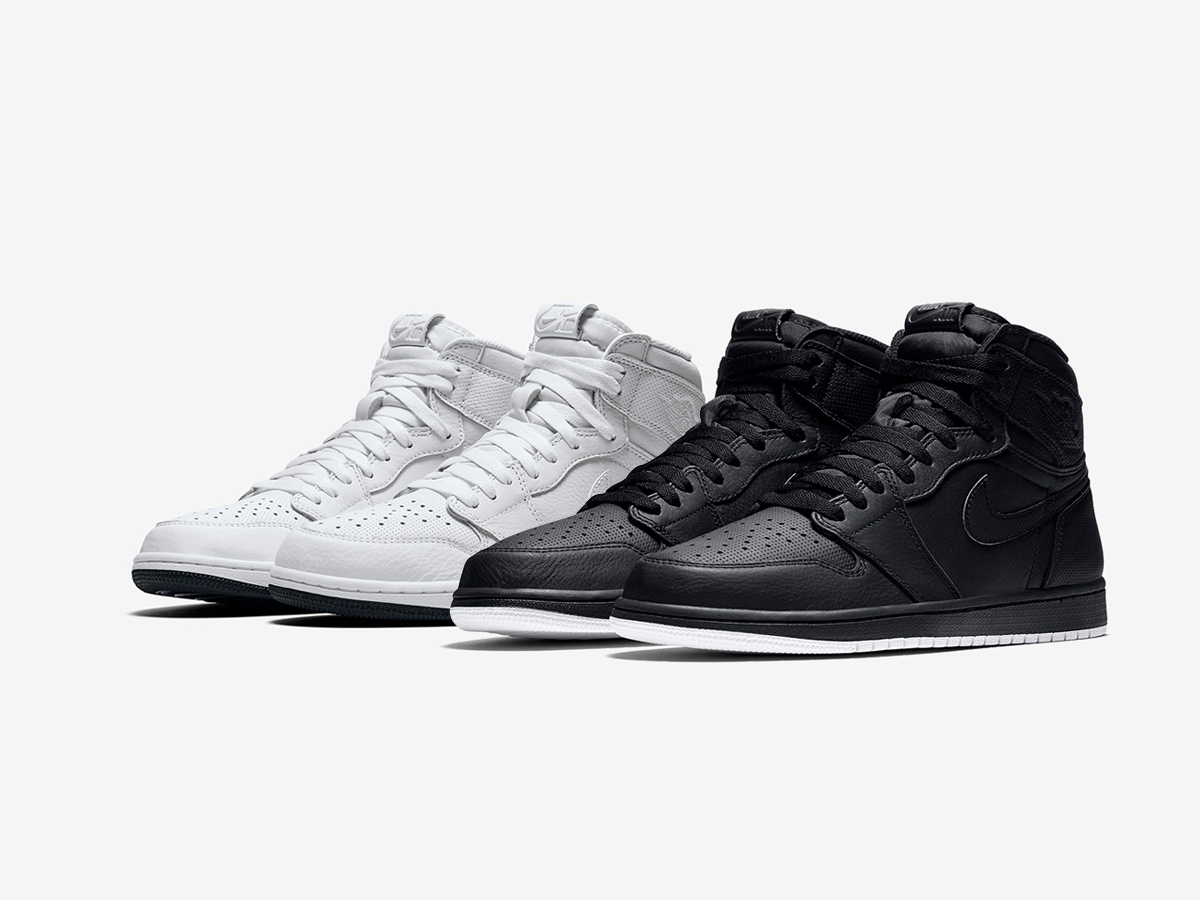 air jordan 1 low se perforated leather sneakers