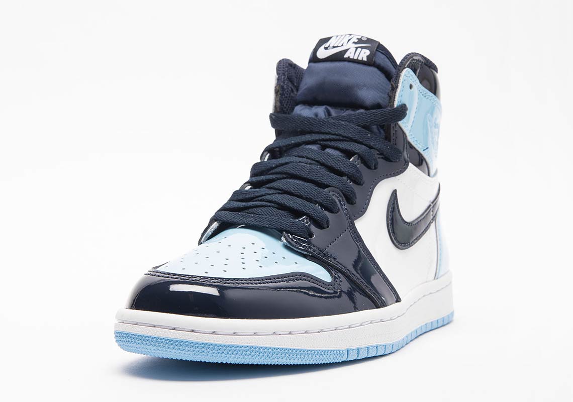 air jordan 1 retro high unc patent leather