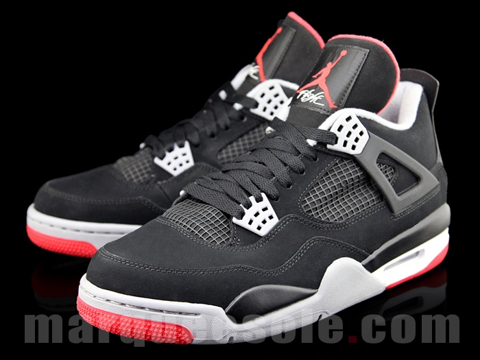 Air Jordan 4 Blackcement Grey Fire Red 308497 089 0181