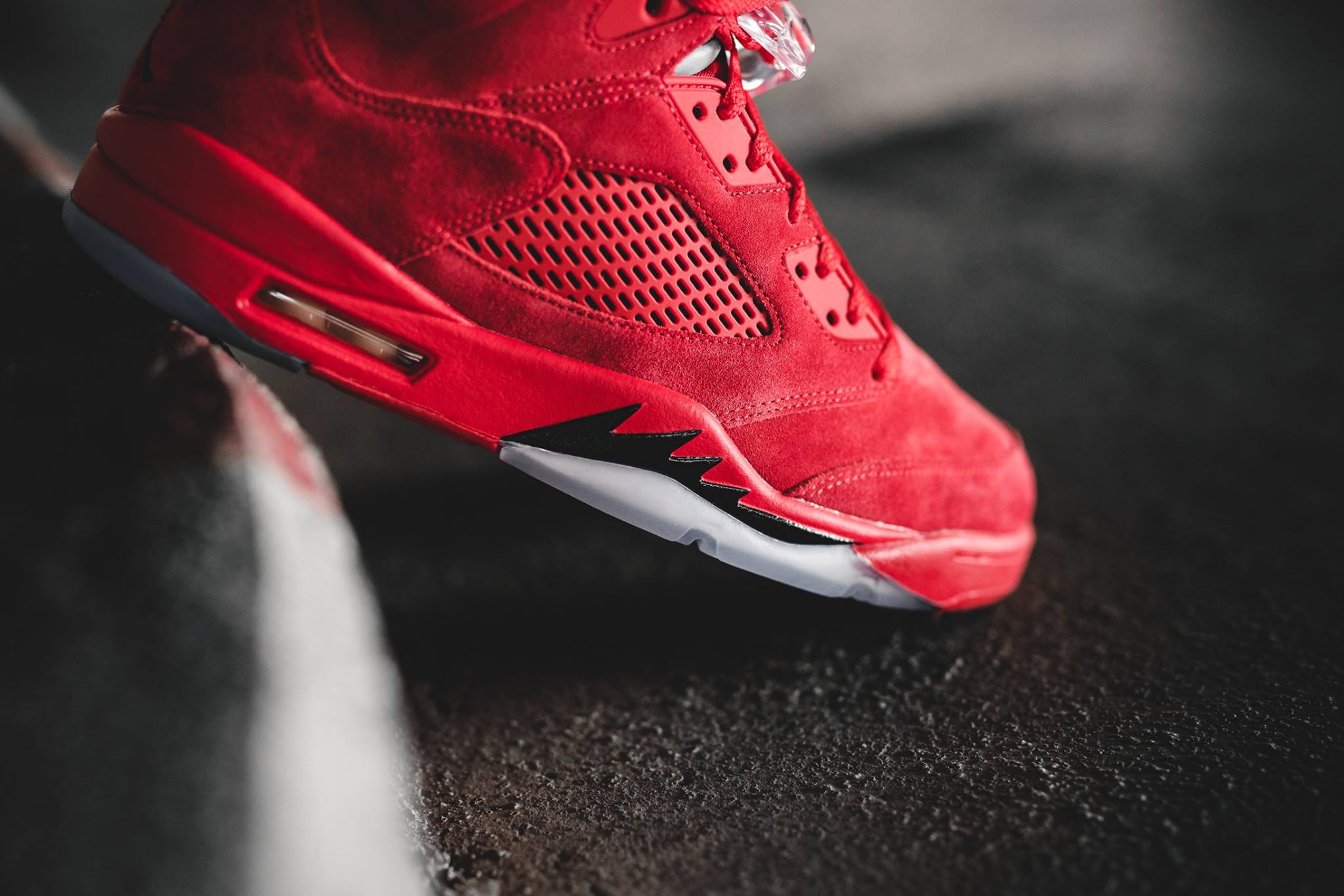red suede fives