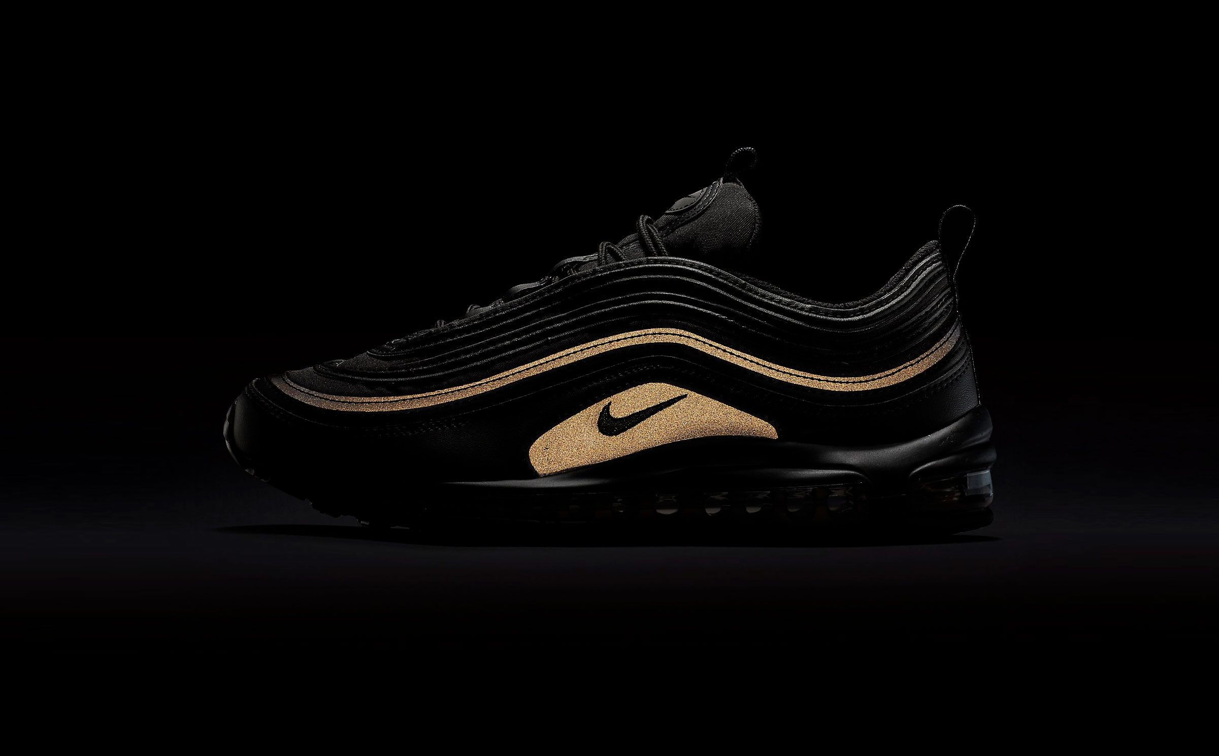 air max 97 gold and black