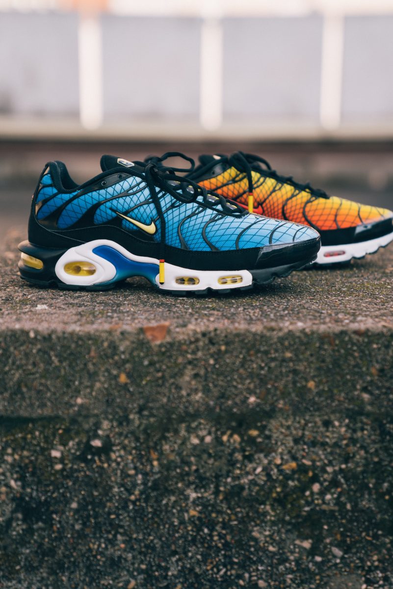 air max plus greedy on feet
