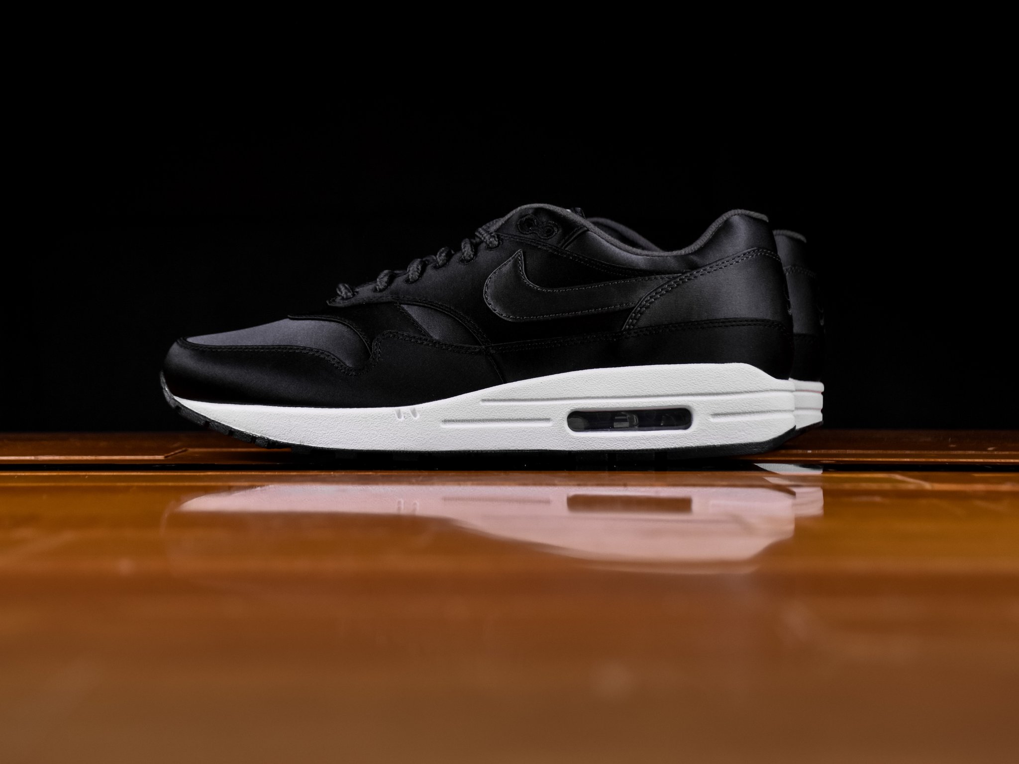 Nike Air Max 1 Black Satin Pinwheeled Pretties Pack Wave®