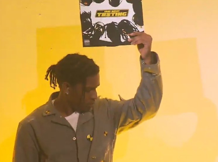 a$ap rocky à dévoilé la cover de Testing chez Sotheby's | WAVE®