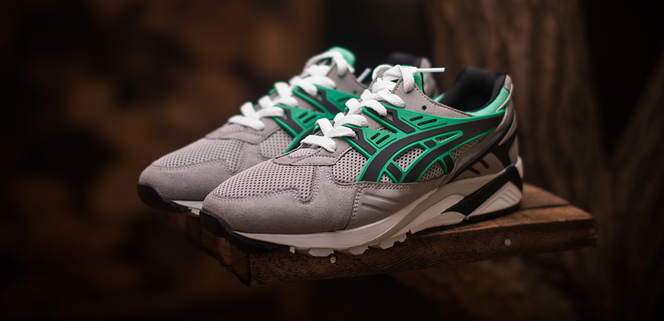 asics gel kayano 5 og green