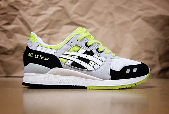 asics gel lyte iii neon