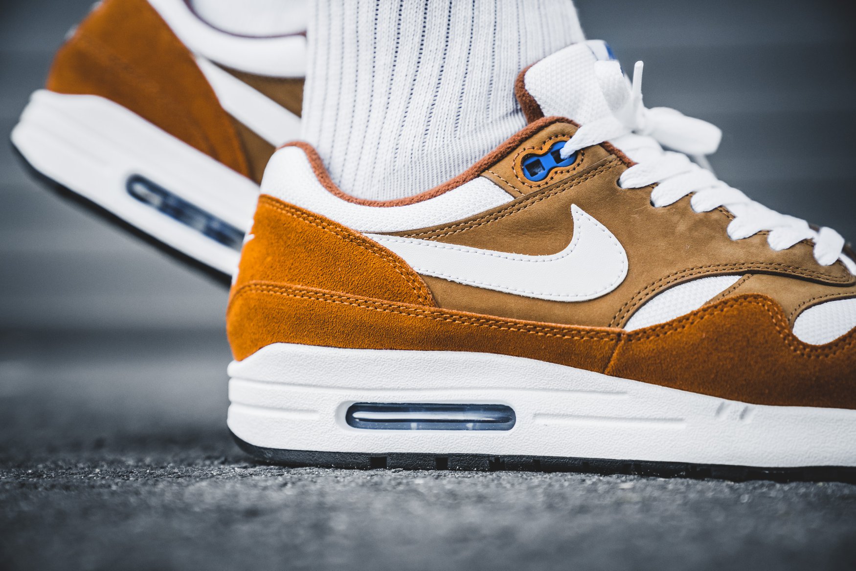 atmos x nike air max 1 red curry
