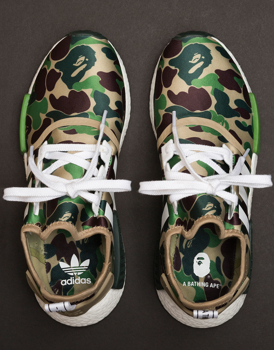 bape camo nmd