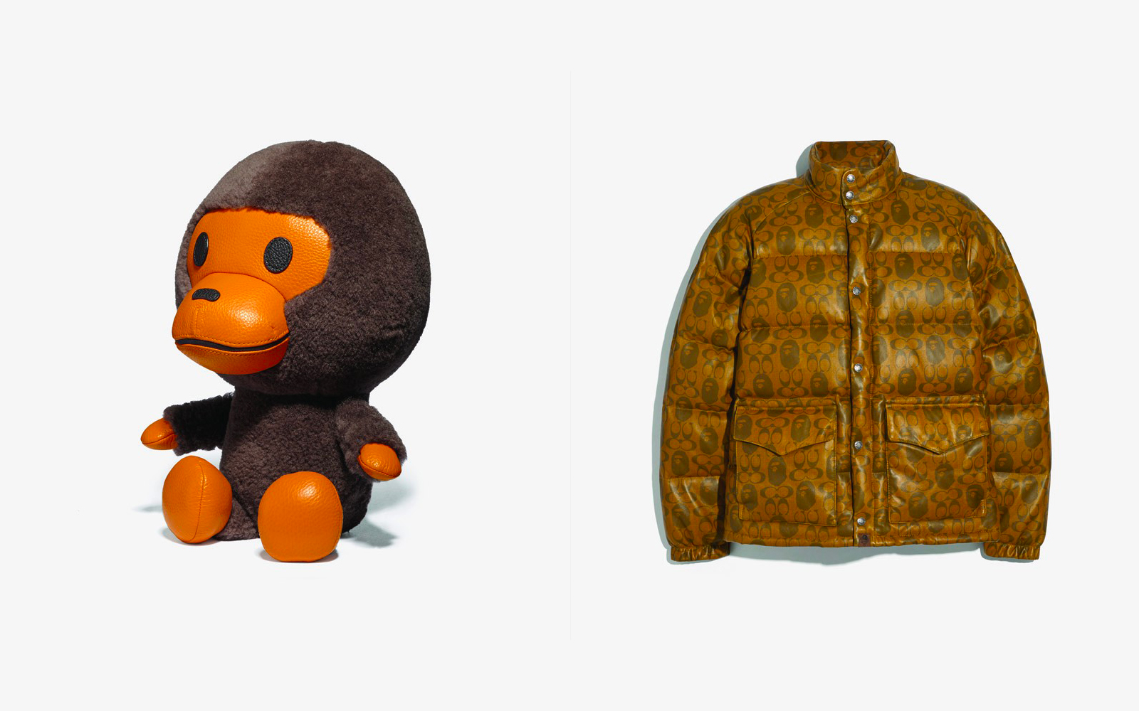 BAPE mixe son ABC Camo au motif de Coach dans sa collaboration WAVE®