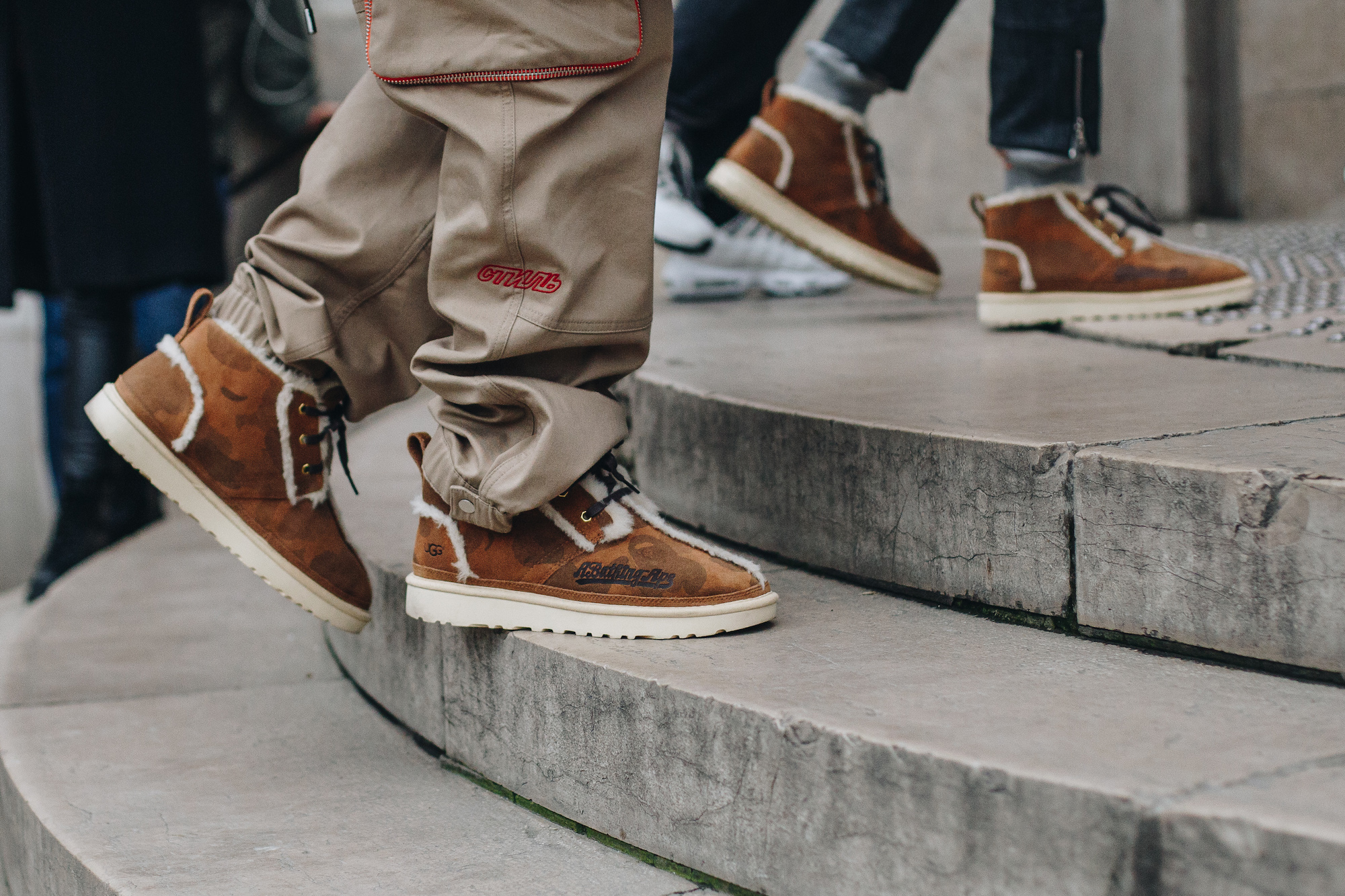 a bathing ape ugg slippers