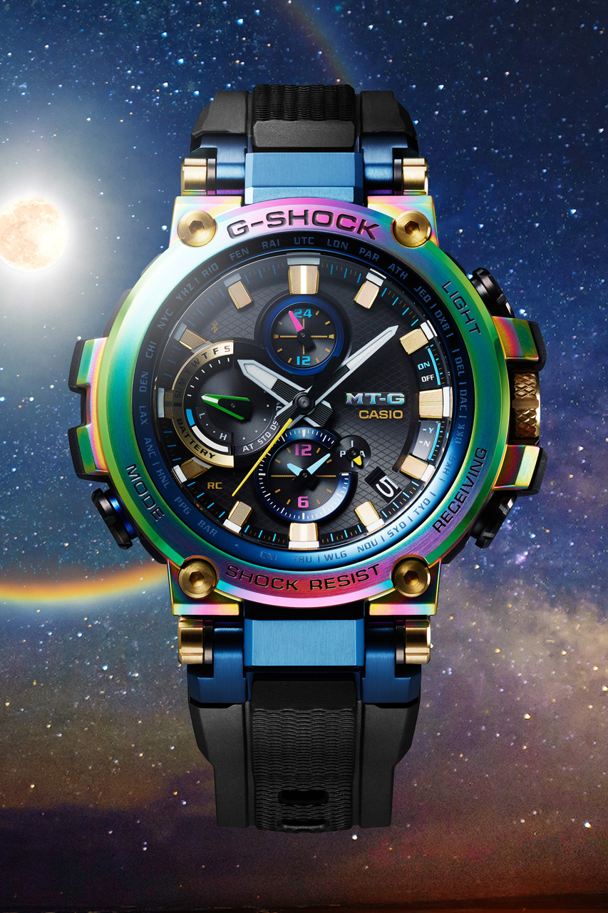 g shock mtg limited edition rainbow