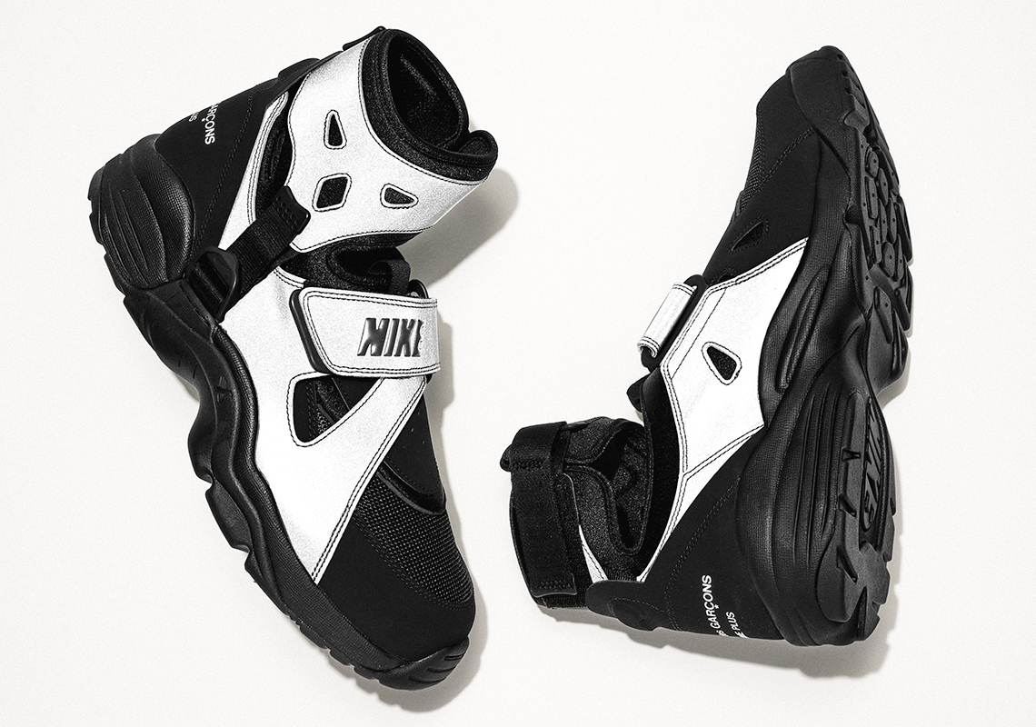 nike air carnivore comme des garcons homme plus black