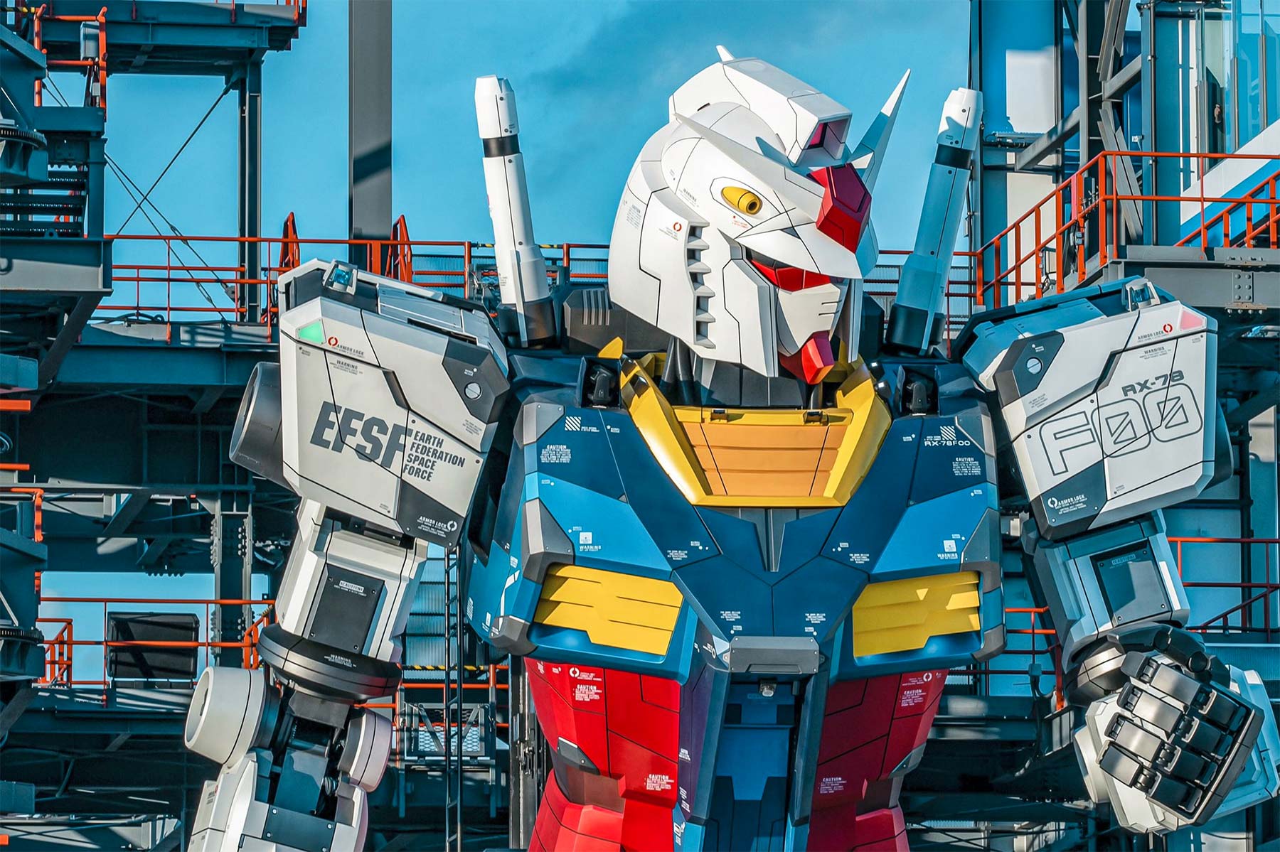 DÃ©couvrez les images du Gundam en taille rÃ©elle de Yokohama | WAVEÂ®