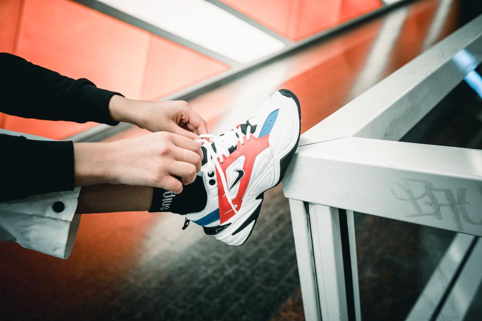 Nike m2k Tekno на ноге