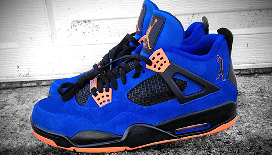 blue suede jordan 4